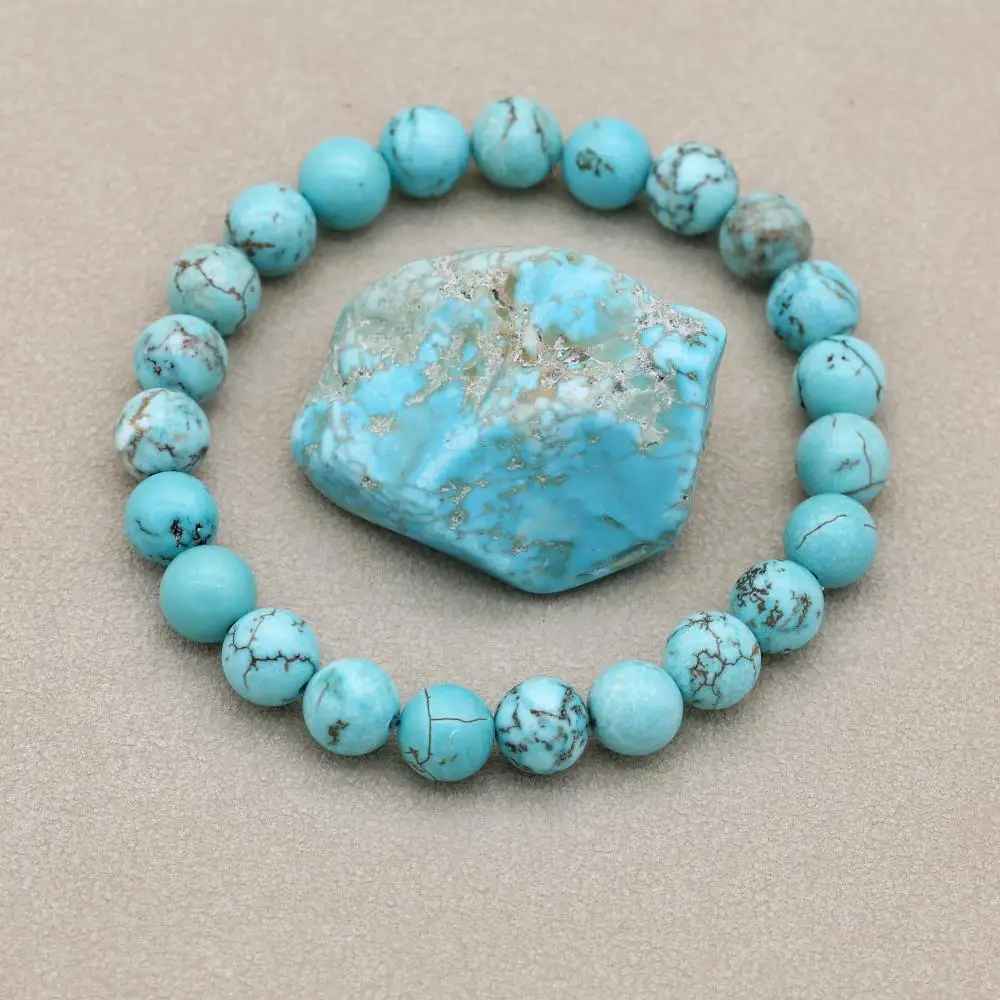 Ellaine - Turquoise kralenarmband